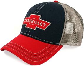 img 4 attached to Chevy Red Logo Patch Hat