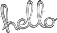 anagram international 3669111 silver hello party balloon, 39'' – fun-filled international phrase décor essential логотип