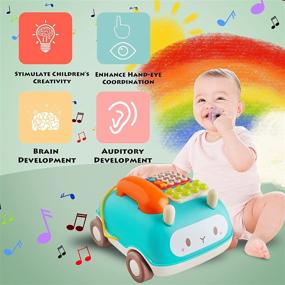 img 2 attached to 💡 Tikooere Baby Musical Toy: Pretend Phone with Music & Light - Educational Gift for 1-3 Year Olds, Boys & Girls - Christmas Birthday Present (White)