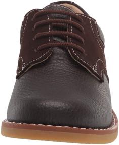 img 3 attached to European Oxford Brown Medium Boys' Shoes by Elephantito - Top Pick for Oxfords