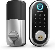 smonet smart deadbolt: app-controlled keyless entry, 🔒 fingerprint & keypad security lock for homes and hotels logo