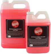 🍒 s4 foaming cherry car wash soap - the ultimate grit cleaning foam car wash shampoo for a sparkling vehicle - wax-safe car soap/car shampoo (1 gallon) logo