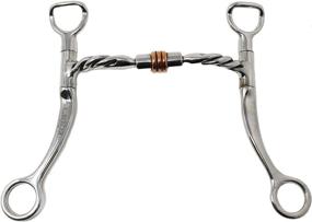 img 1 attached to Professional Equine Stainless Twisted Jointed