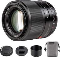 viltrox 56mm f1.4 autofocus lens for fuji - large aperture aps-c format portrait lens with usb upgrade port logo