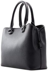 img 3 attached to ALDO Legoiri Top Handle Black Women's Satchel Handbag & Wallet Set: Sleek and Stylish Organization