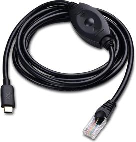 img 3 attached to 🔌 6-футовый кабель Cable Matters USB C к RJ45 консольному кабелю для Windows и MacBook Pro - совместимый кабель консоли Cisco, кабель перекрытия с FTDI