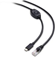 🔌 6-футовый кабель cable matters usb c к rj45 консольному кабелю для windows и macbook pro - совместимый кабель консоли cisco, кабель перекрытия с ftdi логотип