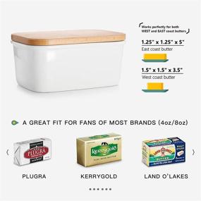 img 1 attached to 🧈 Sweese 3157 Large Butter Dish: Keep Your Butter Fresh and Easily Accessible!