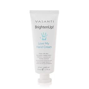 img 4 attached to 👐 VASANTI 50mL Brighten Up! Love My Hand Cream - Enriched with Aloe, Butter, and Natural Oils for Soft and Hydrated Hands