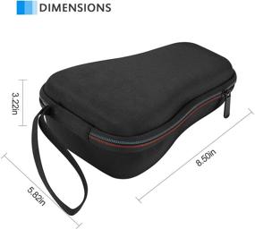 img 3 attached to ProCase Carrying Case for Brother P-Touch PTH110 PT-H100: Portable Hard Travel Case - Black