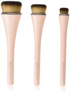 🌿 ecotools 360 ultimate blend makeup brushes: cream & stick makeup, set of 3 - foundation, concealer, highlighter, blush logo