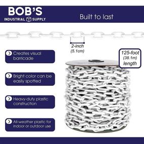 img 1 attached to 🔗 Bobs Plastic Chain Links - White: Durable and Versatile Links for Various Applications