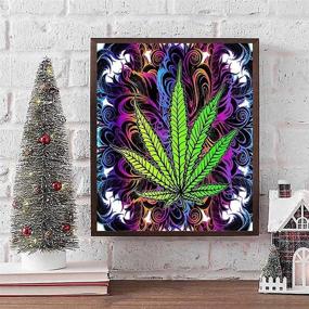 img 2 attached to Diamond Painting Cannabis Marijuana Narcotic