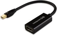 🔌 cable matters mini displayport to hdmi adapter (mini dp to hdmi) - black, compatible with thunderbolt and thunderbolt 2 ports logo