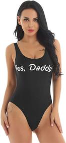 img 2 attached to YiZYiF Womens Mermaid Letter Swimsuits Women's Clothing for Swimsuits & Cover Ups