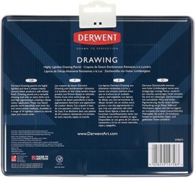 img 3 attached to Цветные карандаши Derwent - 24 шт. металлическая коробка: высокое качество и насыщенные оттенки (0700672)