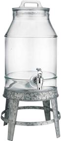 img 2 attached to 🍶 Hammered Galvanized Classic Beverage Dispenser