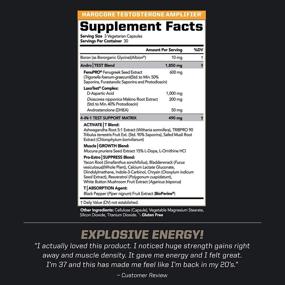 img 1 attached to PMD Testosterone Gains Weightlifting Performance Dietary Supplement