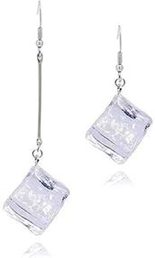 img 4 attached to ONLYJUMP Transparent Earrings Creative Irregular