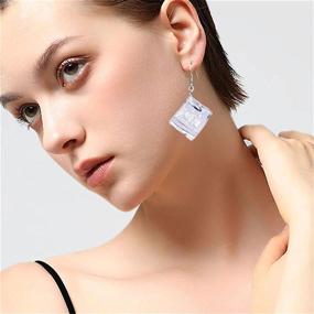 img 3 attached to ONLYJUMP Transparent Earrings Creative Irregular