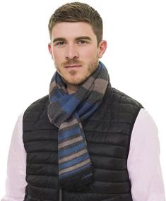 img 3 attached to 🧣 Reversible Elegant Cashmere Scarf for Men - Premium Men's Accessory