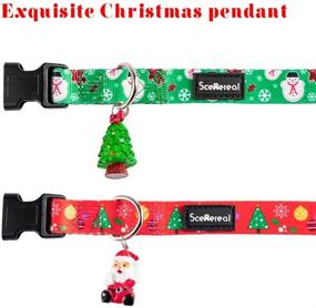 img 3 attached to SCENEREAL Christmas Dog Collar Packs