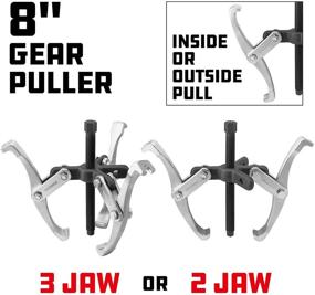 img 3 attached to 🔧 Enhanced Powerbuilt 8-inch Gear Puller Featuring a 3-Way Reversible Jaw