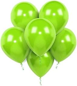 img 3 attached to 🎈 Lime Latex Balloons, 12-Inch, 320g, Light Green - Pack of 100