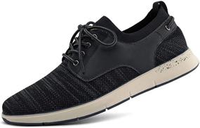 img 3 attached to Stylish Wingtip Oxford Casual Men's Shoes by Starmerx Sneakers - Fashion Sneakers