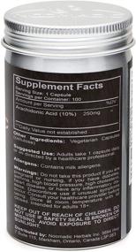 img 2 attached to 💪 AA Noomadic - Arachidonic Acid Supplement for Enhanced Lean Muscle Mass, Power Output, and Strength - 100 Capsules, 250mg Each