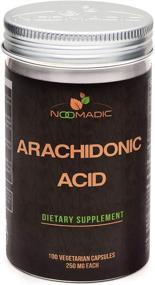img 3 attached to 💪 AA Noomadic - Arachidonic Acid Supplement for Enhanced Lean Muscle Mass, Power Output, and Strength - 100 Capsules, 250mg Each