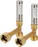 🚰 solimeta water hammer arrestor with 3/4&#34; ght thread for washing machine, toilet, and air - set of 2 pieces logo