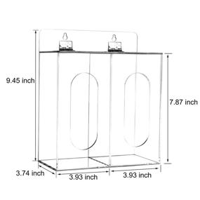 img 3 attached to Aphbrada Acrylic Disposable Dispenser Bouffant