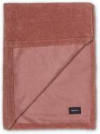🐾 premium west paw medium dog blanket and throw - dusty rose, faux suede/silky soft fleece pet throw for couch, furniture chair and bed logo