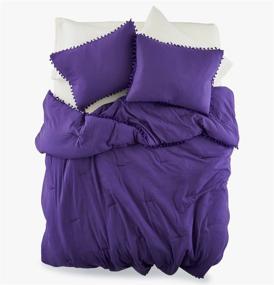 img 4 attached to Transform Your College Dorm with Roomify's Tassel-Embellished Comforter!