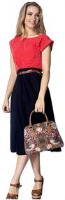 img 1 attached to 👜 Signare Top Handle Handbag - William Morris Strawberry Thief Tapestry Shoulder Bag