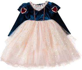 img 4 attached to 👗 TTYAOVO Girls' Longsleeve Princess Dress with Layered Flowers
