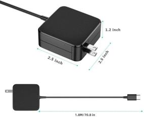 img 3 attached to High-Quality 45W USB Type C Power Supply Adapter for Lenovo School Chromebook 100e 300e 500e - Fast Charger Cord for Efficient Laptop and Tablet Charging - Compatible with ThinkPad T480 T480s T580 T580s E580 E480 L480 A485 A475