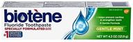 🦷 biotene gentle mint fluoride toothpaste – 4.3 oz, pack of 5 - effective oral care solution logo