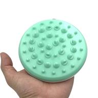 byf cellulite massager - cellulite remover brush for exfoliating skin & body shower scrubbing | meridian dredge brush for women & girls - green logo