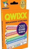 🎮 enhance your game with qwixx replacement score cards: action packed fun! logo
