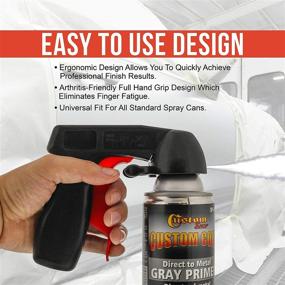 img 2 attached to 🔫 Instant Aerosol Trigger Handle: Convert Spray Cans to Spray Guns - Full Hand Grip - Pack of 2