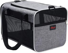 img 4 attached to Premium Airline Approved Soft-Sided 🐾 Pet Carrier for Small-Medium Pets - pettall