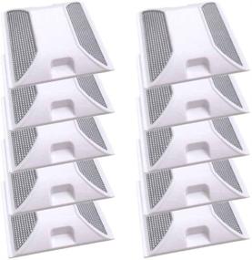 img 4 attached to Industrial Grade Road Reflectors Pack of 10 for Speed Bumps, Sidewalks & Freeways