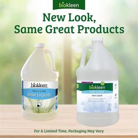 img 2 attached to 🌿 Biokleen Free & Clear Dish Liquid - 1 Gallon - Eco-Friendly Soap for Dishwashing - Non-Toxic, Plant-Based Formula – No Artificial Fragrance, Colors, or Preservatives – Unscented, Free & Clear