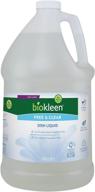 🌿 biokleen free & clear dish liquid - 1 gallon - eco-friendly soap for dishwashing - non-toxic, plant-based formula – no artificial fragrance, colors, or preservatives – unscented, free & clear logo