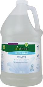 img 4 attached to 🌿 Biokleen Free & Clear Dish Liquid - 1 Gallon - Eco-Friendly Soap for Dishwashing - Non-Toxic, Plant-Based Formula – No Artificial Fragrance, Colors, or Preservatives – Unscented, Free & Clear