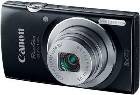 img 1 attached to Премиальная цифровая камера Canon PowerShot ELPH135 - запечатлевает блестящие моменты в черном.