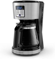 ☕ black+decker cm1331s-1, 12-cup, silver, coffee maker logo