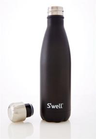 img 2 attached to 💧 Swell Onyx Stainless Steel Water Bottle, 17 Ounce